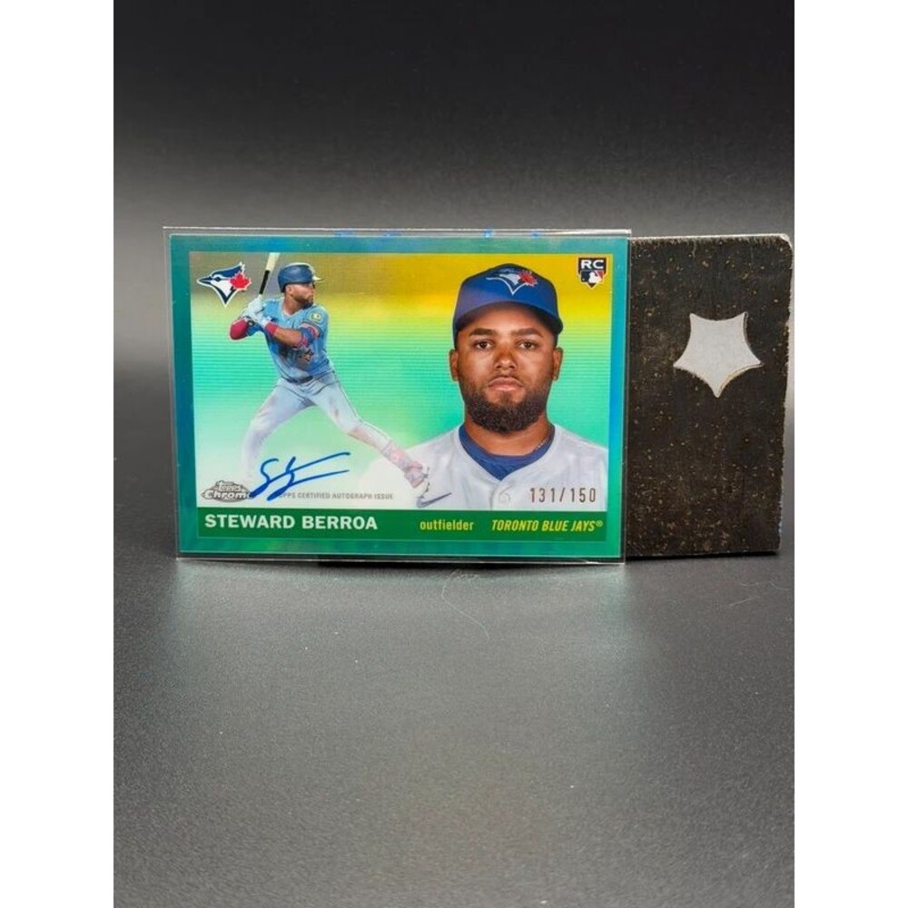 2025 Topps Chrome Platinum Steward Berroa Rookie Auto Speckle Refractor /150 #CP